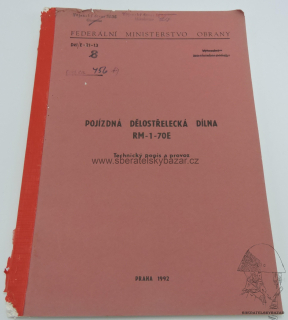 Předpis Pojízdná dělostřelecká dílna RM-1-70E - A4