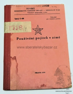 Originál Předpis používání pojítek v zimě 