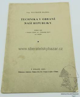 Originál Technika v obraně naší republiky 1935 