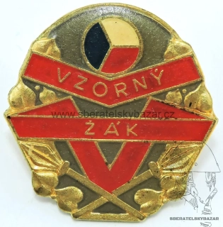 	 Odznak Vzorný ŽAK -ČSLA - Těžká verze - MK - Krupička 