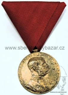 Jubilejní medaile 1898 k příležitosti 50 let panování Františka Josefa 