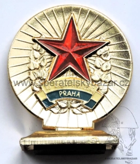 Plaketka Rudá hvězda Praha