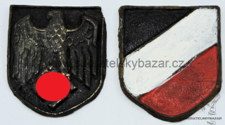 Znaky na tropickou přilbu DAK - Kriegsmarine 