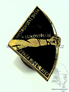 Odznak Mistrovství světa v lukostřelběPraha 1957