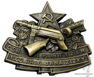 Odznak I. čs. partyzánské brigády Jana Žižky z Trocnova