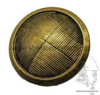 Zlatý knoflík policejního úředníka 15mm