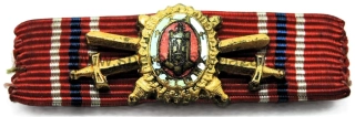 Stužka diplomový odznak krále Karla IV 