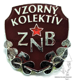 Vzorný kolektiv ZNB - stříbrný 
