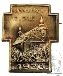 Upomínka na pouť 1926 – poutní odznak 