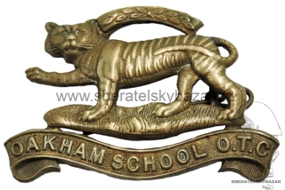 Čepicový odznak Oakham School O.T.C. – Velká Británie