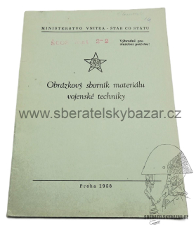 Originál obrazkový sborník vojenské techniky 1958 