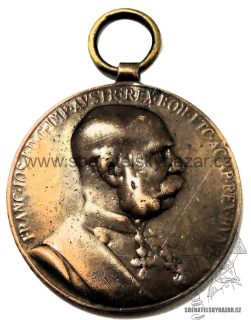 Jubilejní medaile 1898 k příležitosti 50 let panování Františka Josefa 