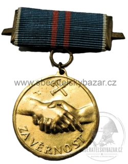 Medaile hasičská - za věrnost
