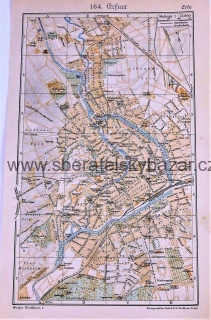 Mapa Erfurt 1 : 25 000