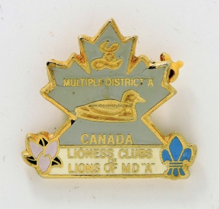Odznak Multiple district a CANADA - Lioness Clubs 
