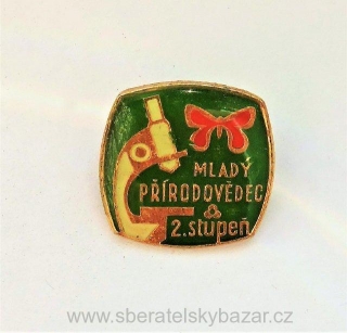 Odznak - Mladý přírodovědec 2. stupeň