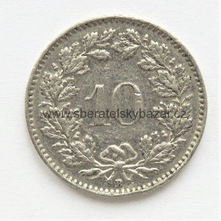 Švýcarsko - 10 rappen 1958