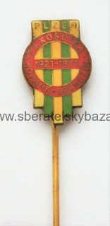  Odznak - Tj Košutka Kopaná Lochotín - PLzen 1921-1971