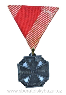 Karlův vojenský kříž - Karl-Truppenkreuz - Značený F.A. 