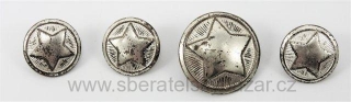 Stříbrné knoflíky "SNB"