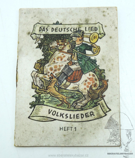 WHW / Winterhilfe minizpěvník Německé lidové písně 1942/43 