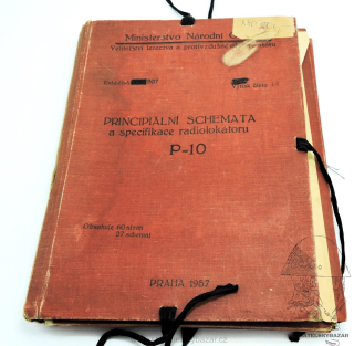 Předpis ČSLA - Principiální shemata a specifikace radiolokátoru P-10 